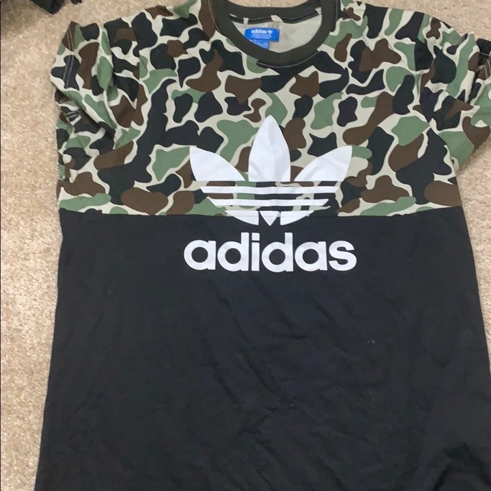 Adidas originals Camo contrast t shirt